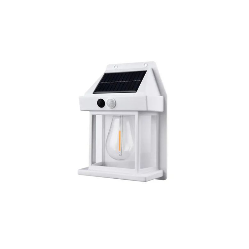 IMPORTCLICK - Farol Foco Solar Pared Sensor Movimiento 3.2 V Luz Cálida Blanco