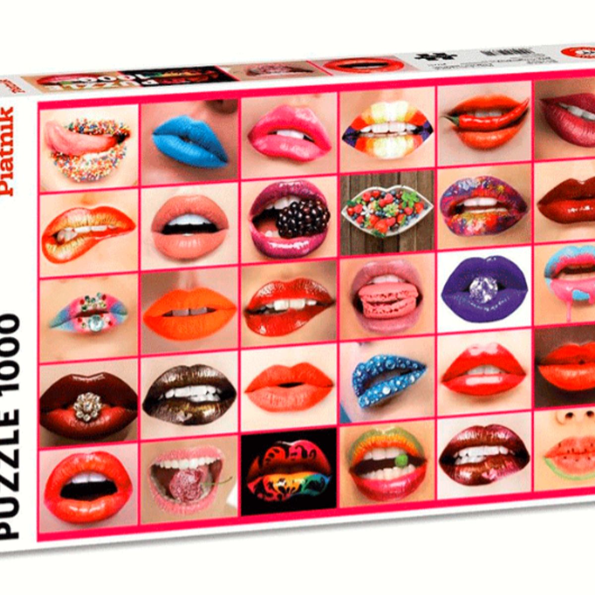 PIATNIK - Puzzle 2D Labios de Belleza Marca Piatnik