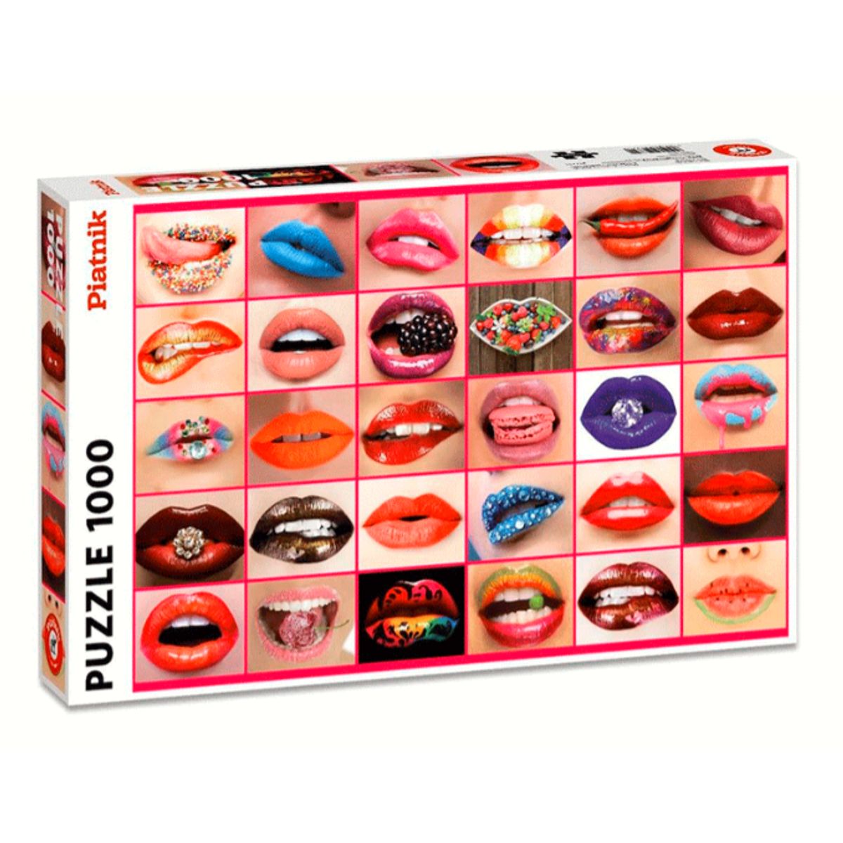 PIATNIK - Puzzle 2D Labios de Belleza Marca Piatnik