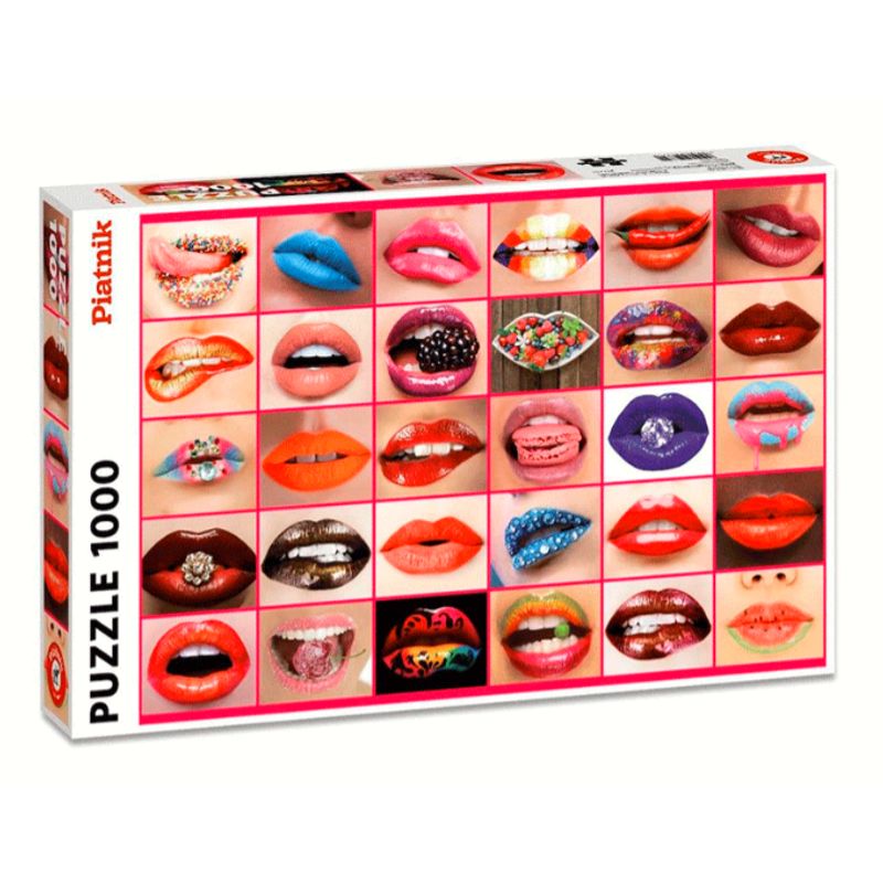 PIATNIK - Puzzle 2D Labios de Belleza Marca Piatnik