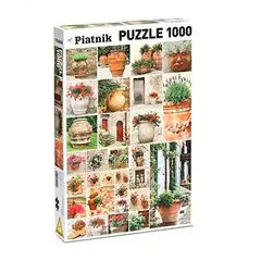 PIATNIK - Puzzle 2D Jarrones de Flores Marca