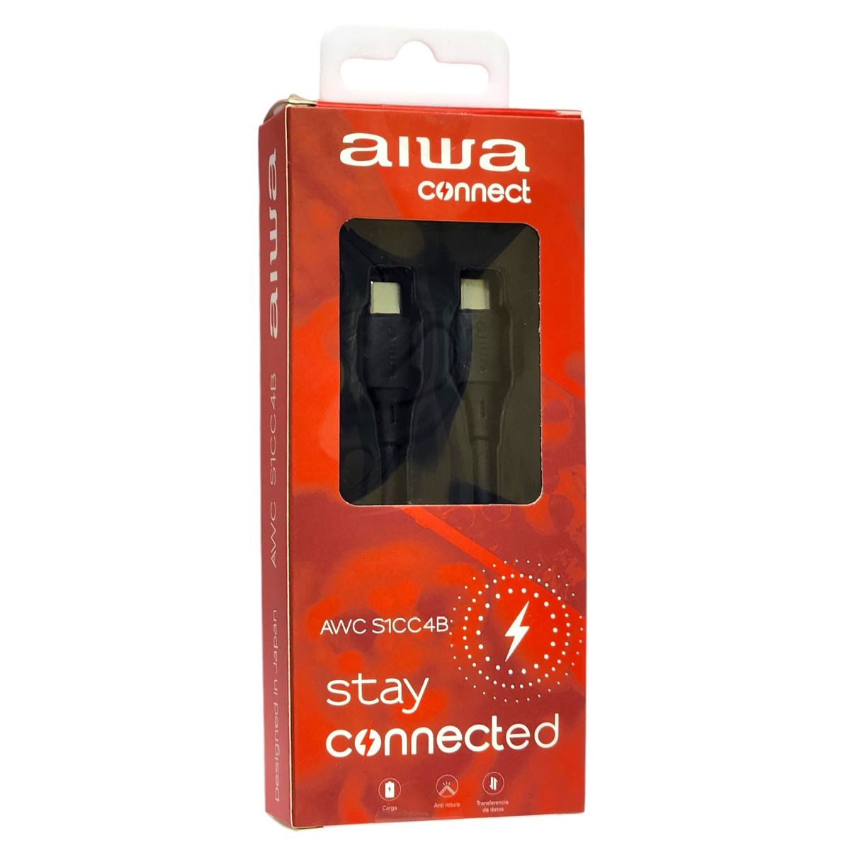 AIWA - Cable Aiwa USB Tipo C a Tipo C 12m AWCS1CC4B