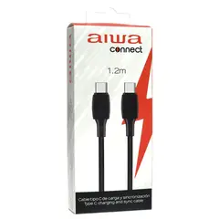 AIWA - Cable USB Tipo C a Tipo C 12m AWCS1CC4B