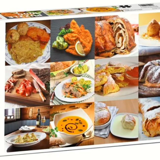 PIATNIK - Puzzle 2D comida tipica Austriaca Marca Piatnik