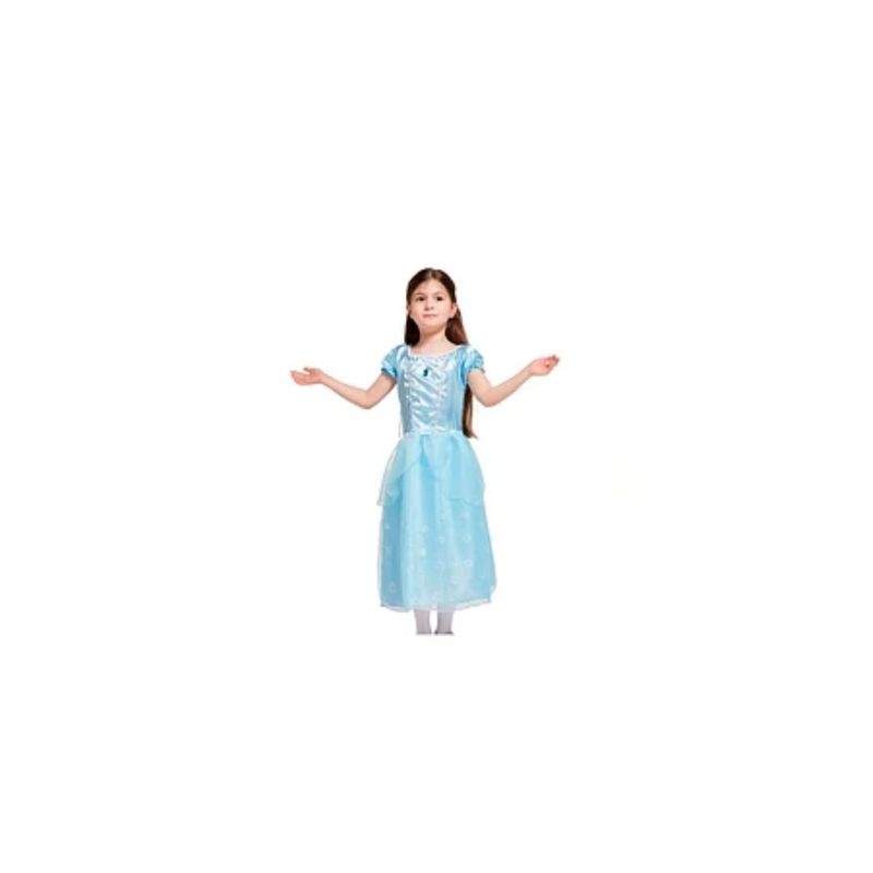 GENERICO - Vestido Princesa Celeste 1pcs 130cm