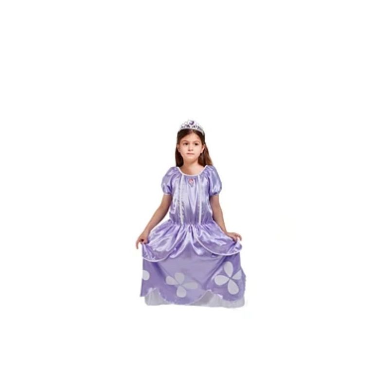 GENERICO - Vestido Princesa Lila 1pcs 130cm