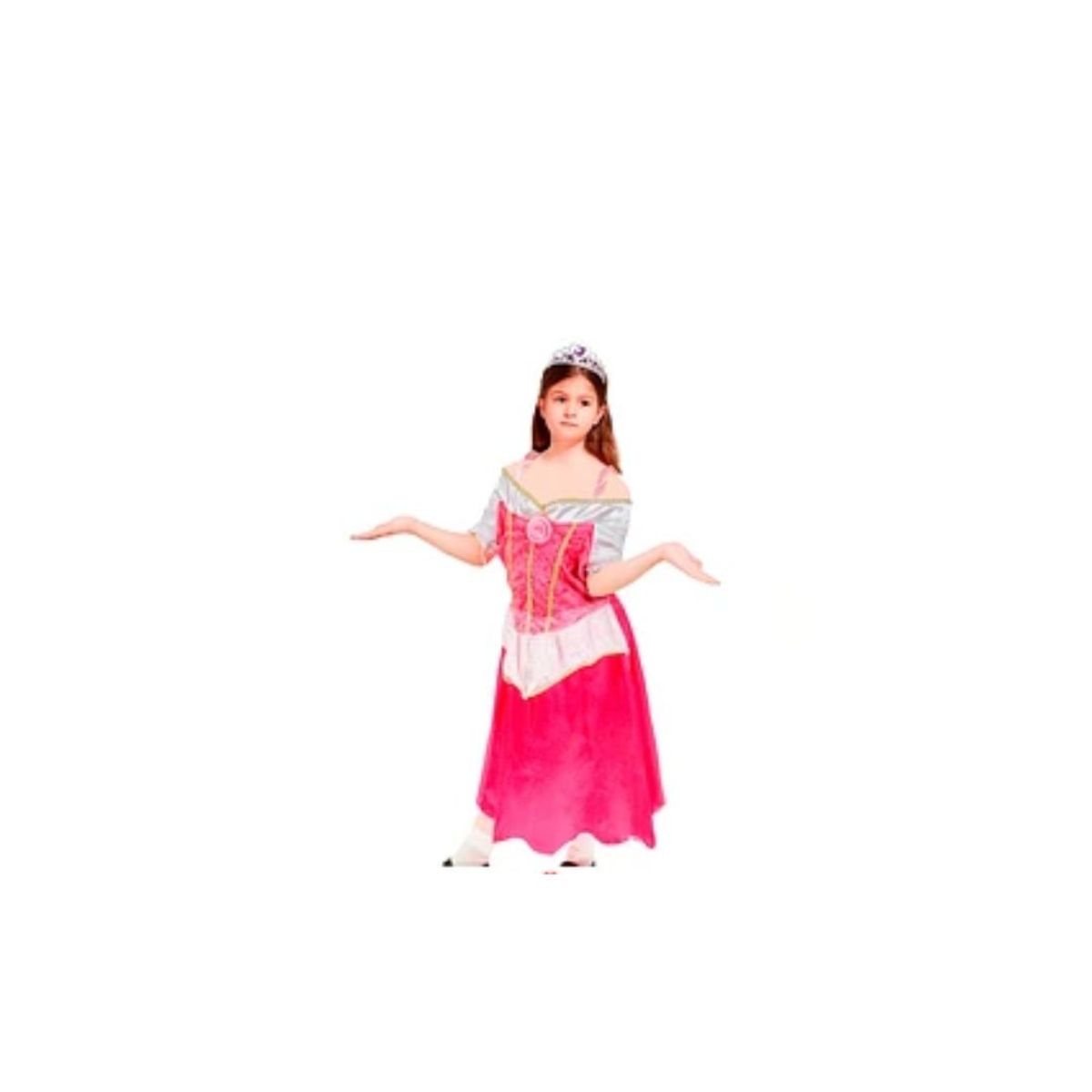 GENERICO - Vestido Princesa Fucsia 1pcs 110cm