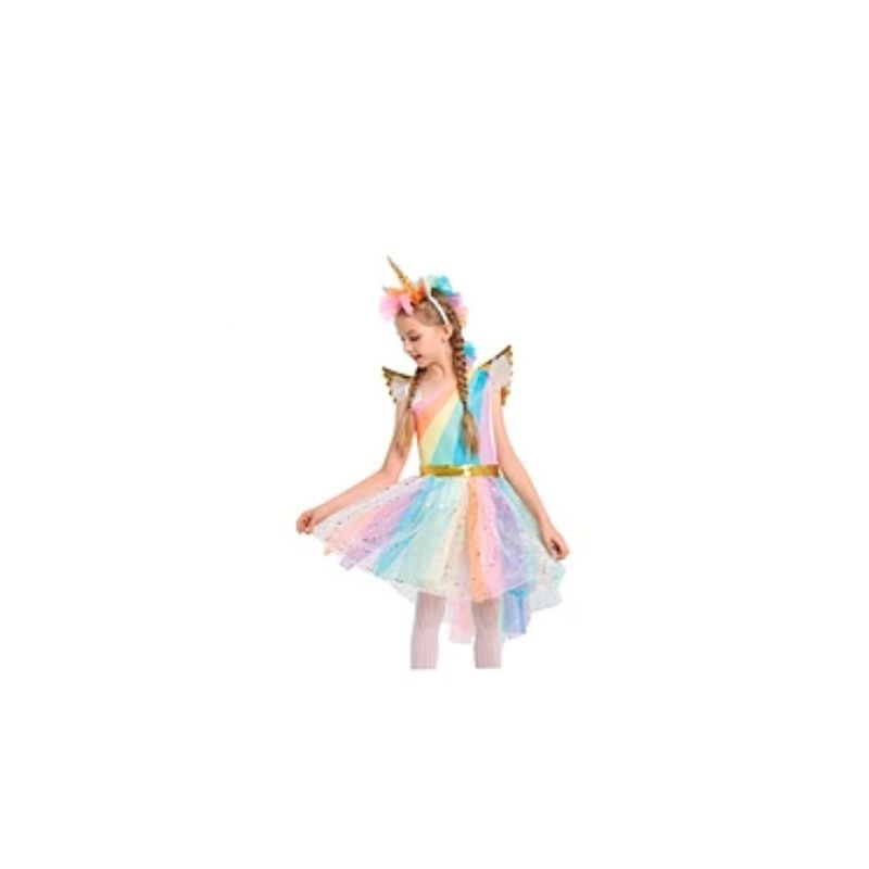 GENERICO - Vestido De Unicornio 3pcs 120cm