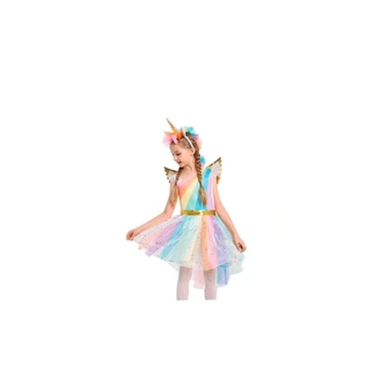 GENERICO - Vestido De Unicornio 3pcs 130cm