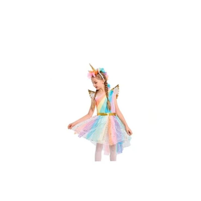 GENERICO - Vestido De Unicornio 3pcs 130cm