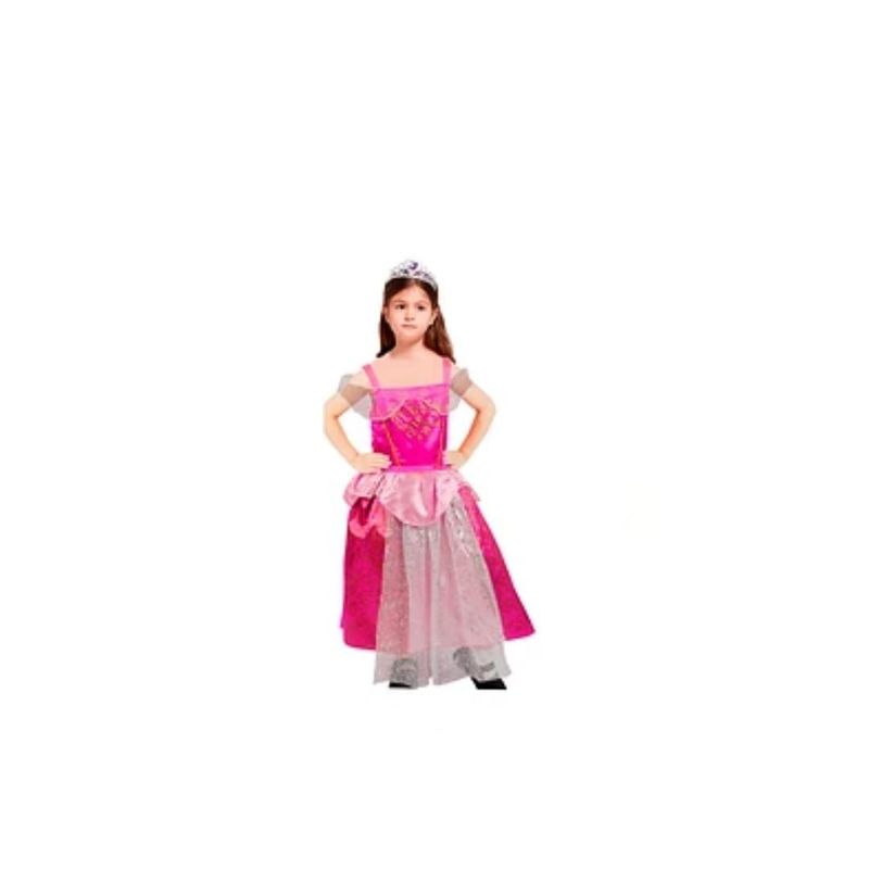 GENERICO - Vestido Princesa Fucsia 1pcs 120cm