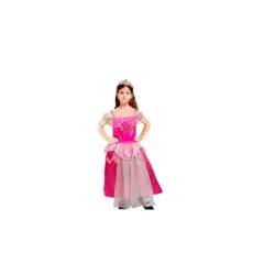GENERICO - Vestido Princesa Fucsia 1pcs 120cm