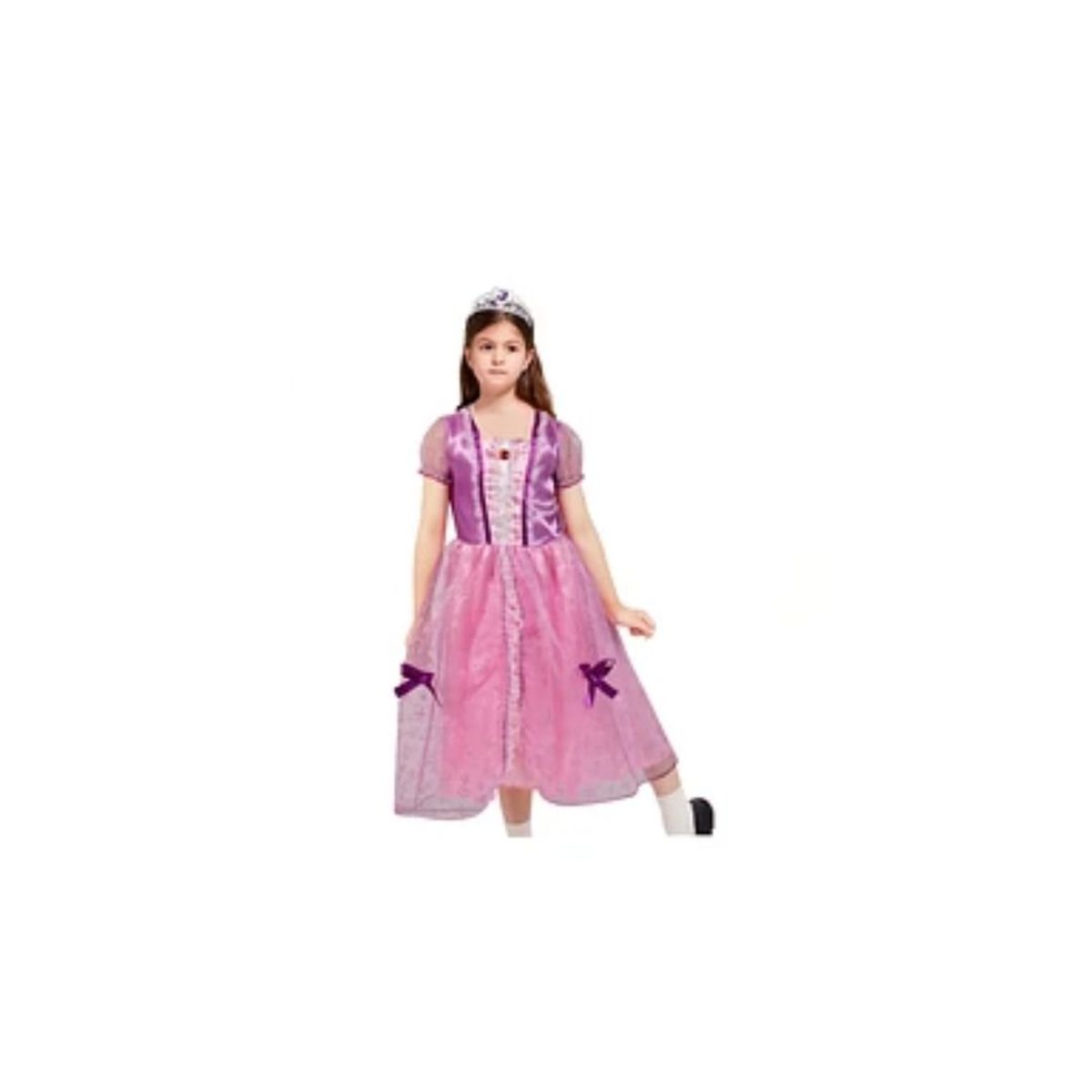GENERICO - Vestido Princesa Color Morado y Rosa 1pcs 110cm