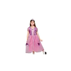 GENERICO - Vestido Princesa Color Morado y Rosa 1pcs 130cm