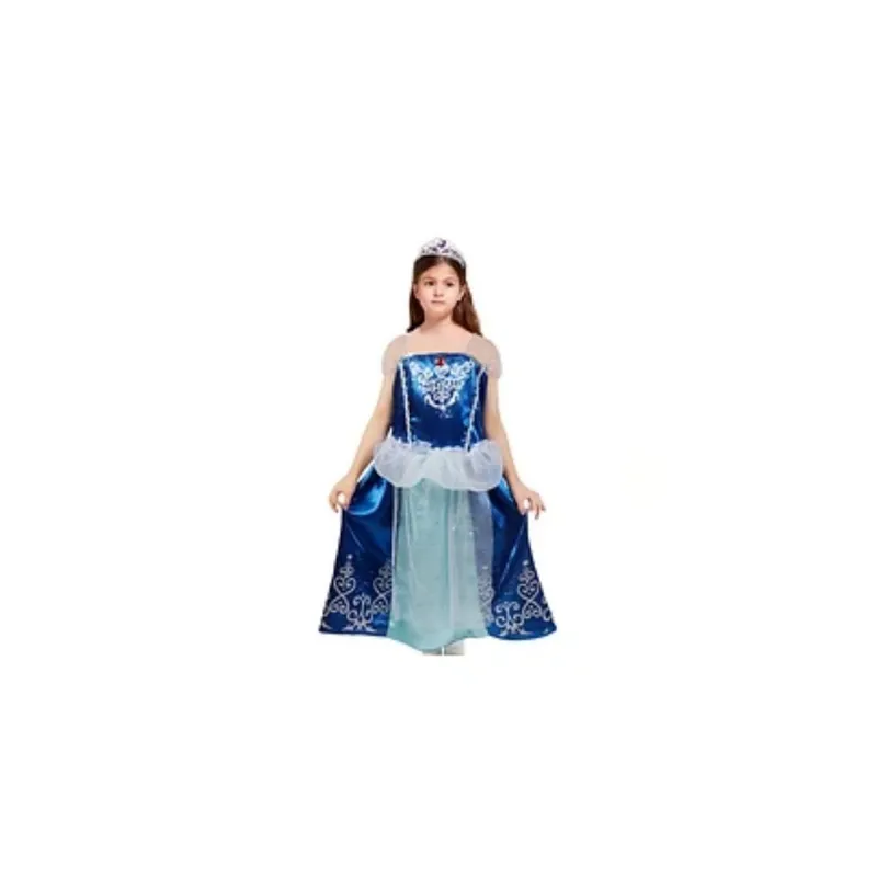 GENERICO - Vestido Princesa Azul 1pcs 130cm