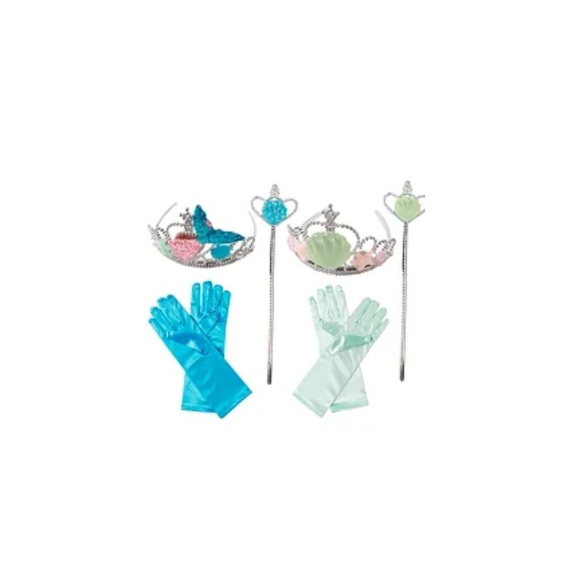 GENERICO - Conjunto 3pcs Guantes Corona y Varina Color Aleatorio
