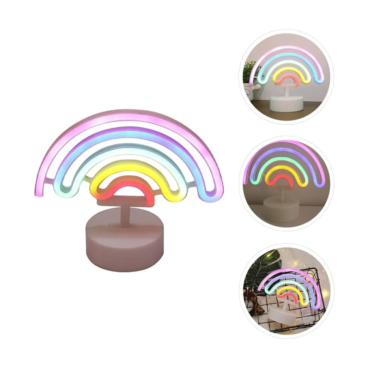 GENERICO - Lámpara  De Mesa Luz Led RGB