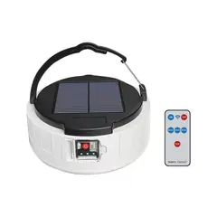 IMPORTCLICK - Lámpara Solar Emergencia Recargable Cargador USB Control Remoto
