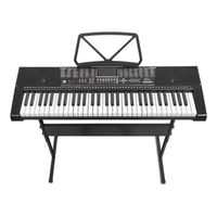 Teclado Piano Electrónico Musical 61 Teclas + Funda + Atril