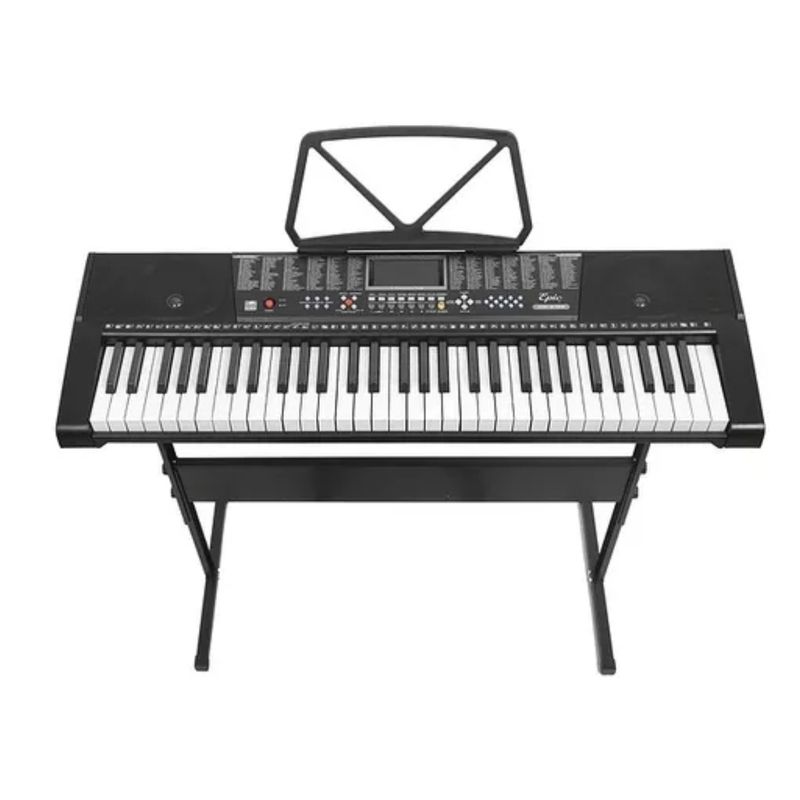 IMPORTCLICK - Teclado Piano Electrónico Musical 61 Teclas + Funda + Atril IMPORTCLICK