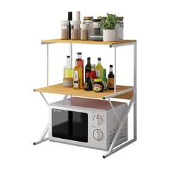 IMPORTCLICK - Estante Rack Cocina Microondas Organizador Blanco 64x54x37 CM