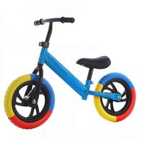 Bicicleta Equilibrio Sin Pedales Infantil Aprendizaje Celeste - Celeste