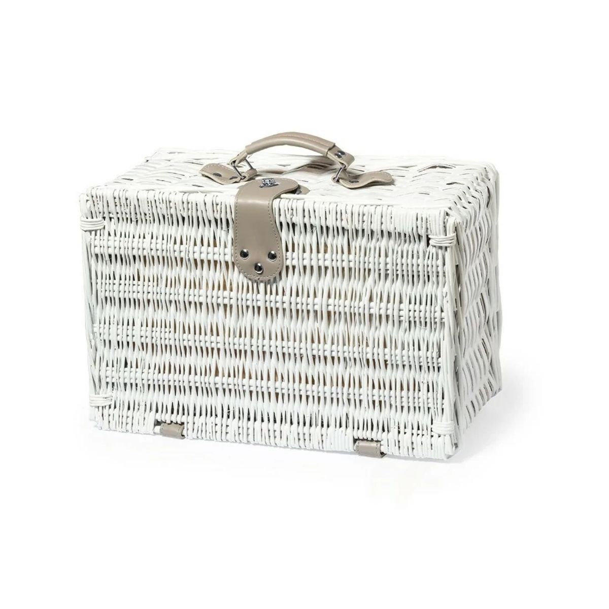 IMPORTCLICK - Cesta Cooler Mimbre Aluminio 39x26x19 CM Picnic Midland IMPORTCLICK