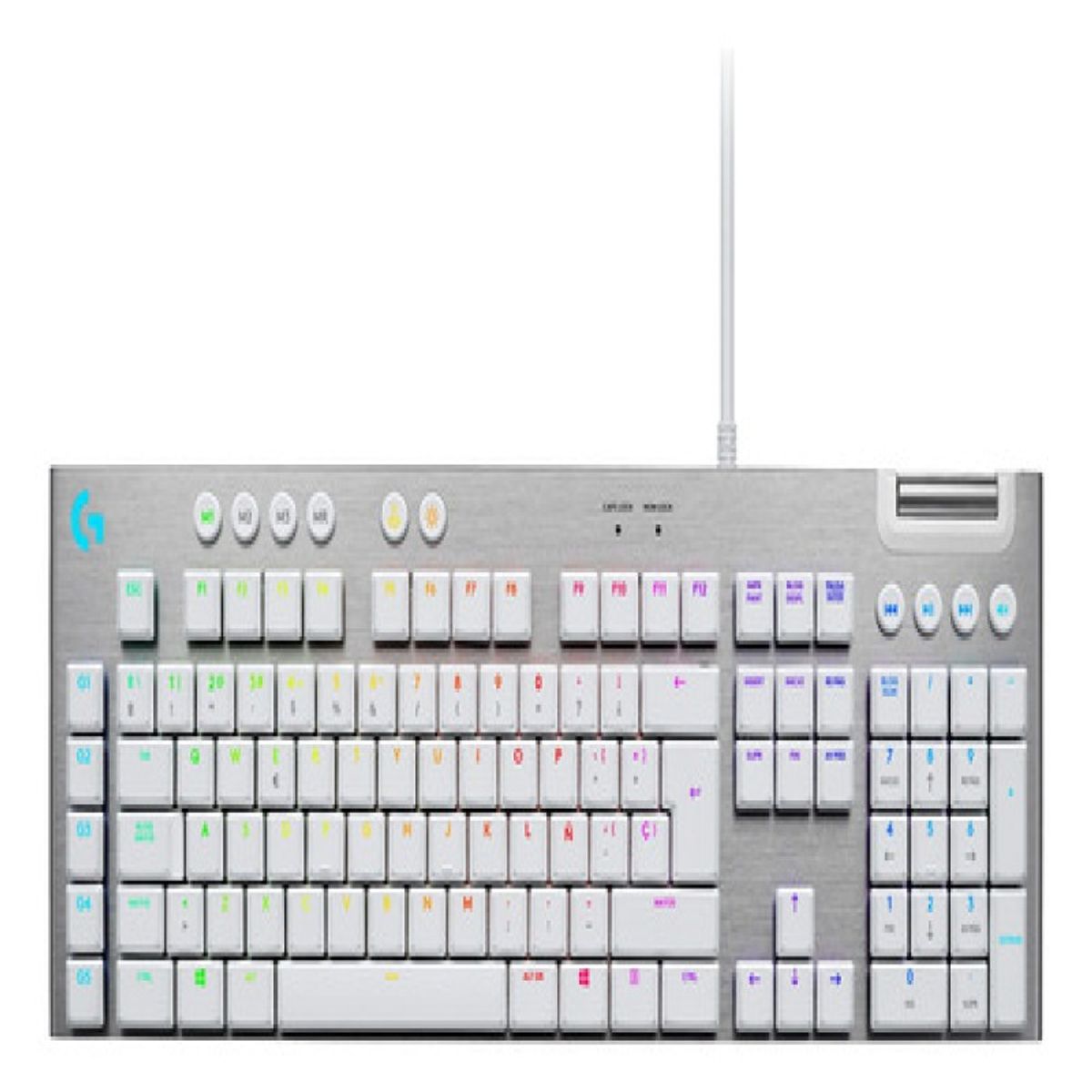 LOGITECH - Teclado Gamer Logitech G815 Tactile Lightsync Rgb White