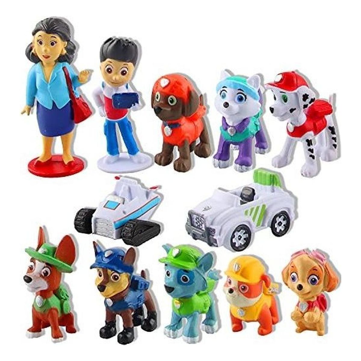 UNIVERSAL - Pack 12 Figuras De Patrulla Canina