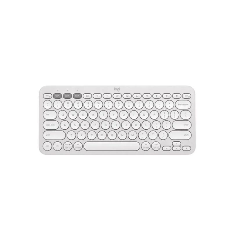 LOGITECH - Teclado Bluetooth Logitech Pebble Keys 2 K380s Blanco