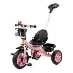 U BUY - Triciclo Infantil Metálico Con Guía Peso Máximo 35kg