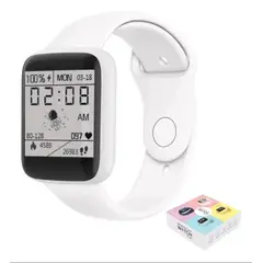 UNIVERSAL - Reloj D20 Inteligente Smartwatch Blanco 2024