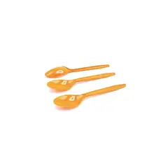 GENERICO - Cucharillas Plásticas Naranjas