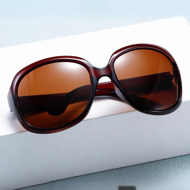 GENERICO - Gafas Lentes De Sol Retro Vintage Mujer Polarizados Redondas