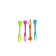 GENERICO - Palillos Plastico De Estrellas