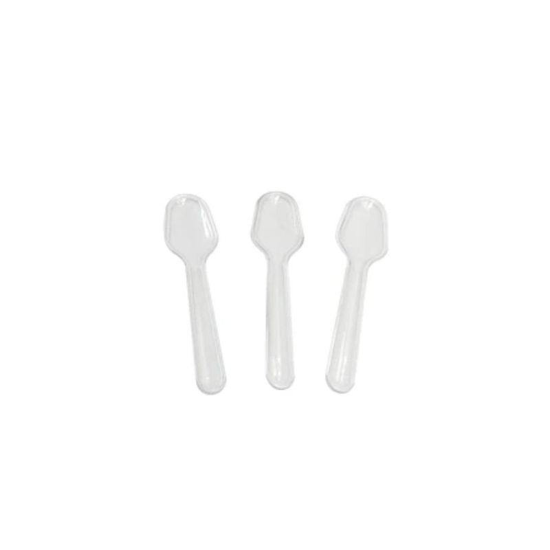 GENERICO - Mini Cucharas Transparentes Para Postre 30pcs