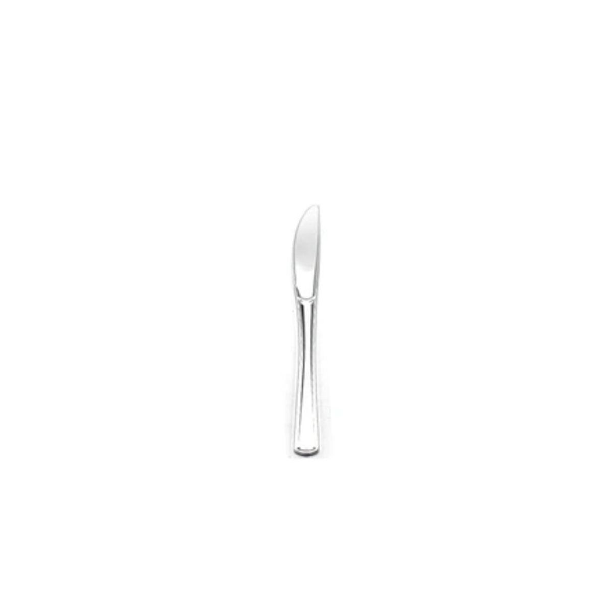 GENERICO - Cuchillo Plástico Plateado 20cm