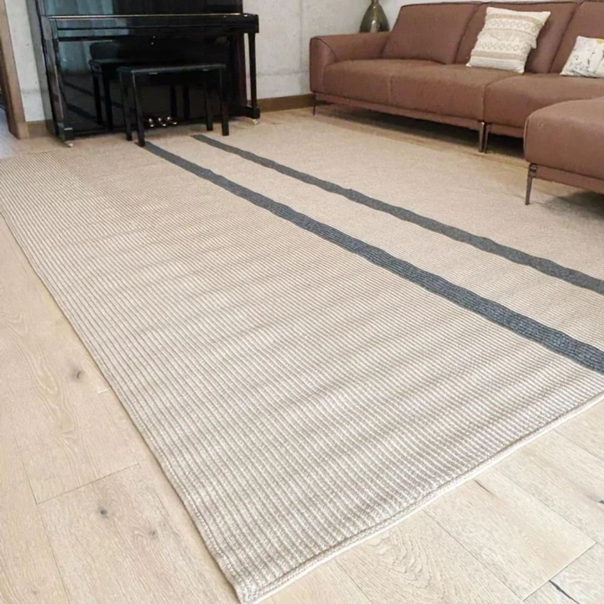 MANDIRHOME - Alfombra L Polipropileno 170X240cms Natural