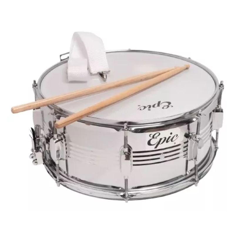 EPIC - Caja De Banda 14 Pulgadas Epic con Baquetas y Correa