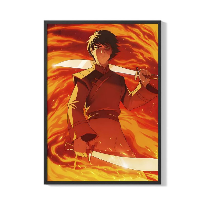 CREANGO - CUADRO POSTER AVATAR PRINCIPE ZUKO 33X43