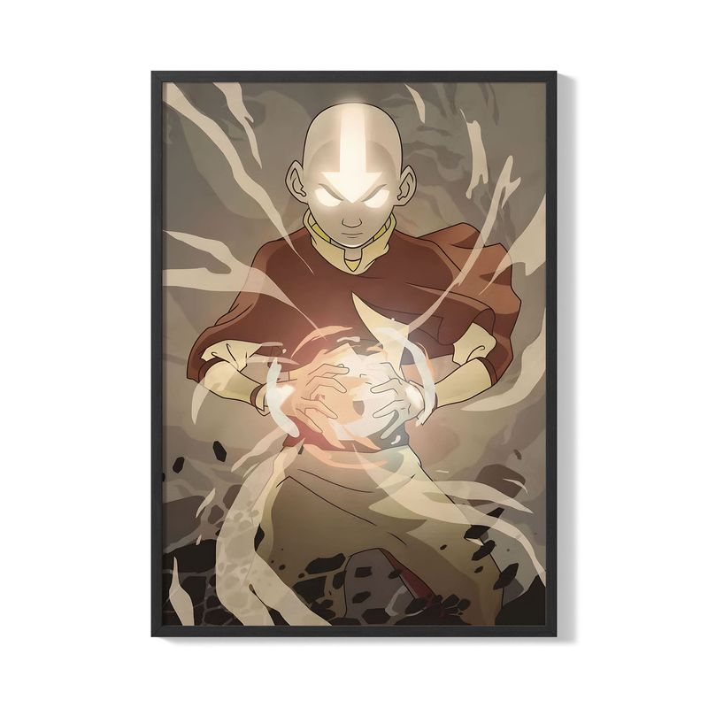 CREANGO - CUADRO POSTER AVATAR AANG ESTADO AVATAR 33X43 DISEÑO 2
