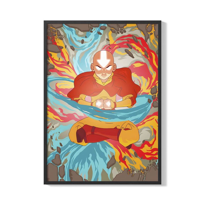 CREANGO - CUADRO POSTER AVARTAR AANG ESTADO AVATAR 33X43