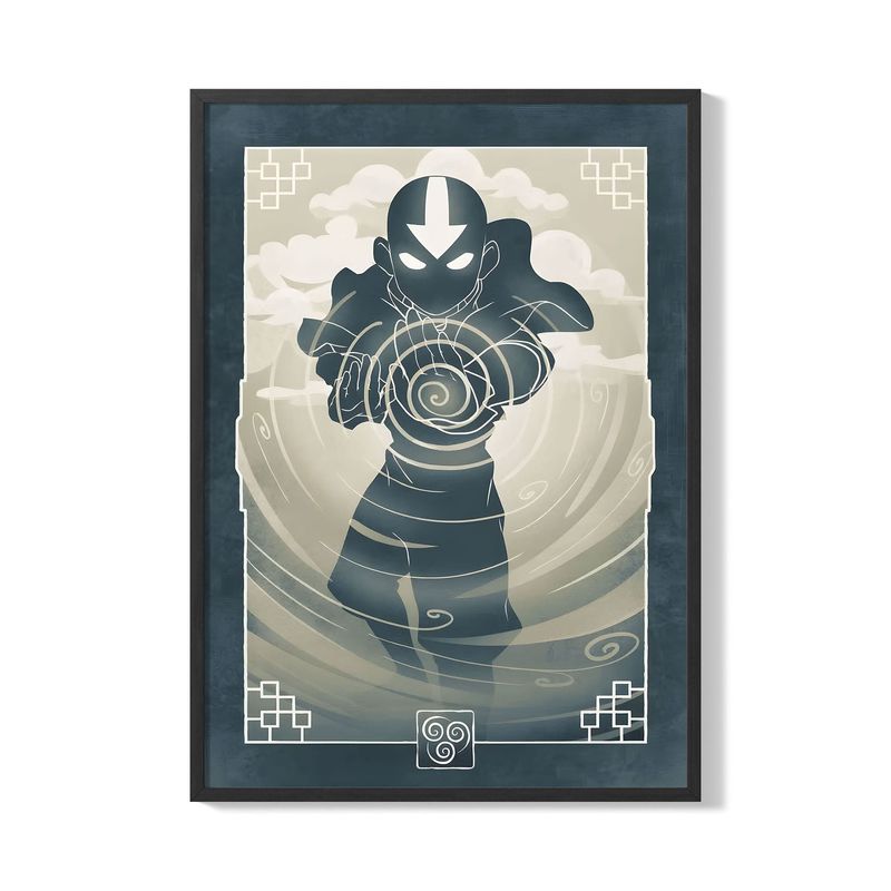 CREANGO - CUADRO POSTER AVATAR AANG ESTILO AIRE 33X43