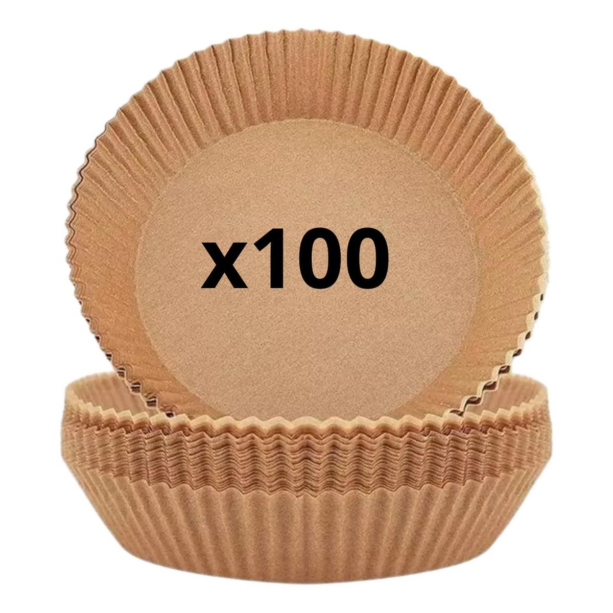 IMPORTCLICK - Pack 100 Papeles Circular Freidora Air Fryer Forro Antihaderente IMPORTCLICK