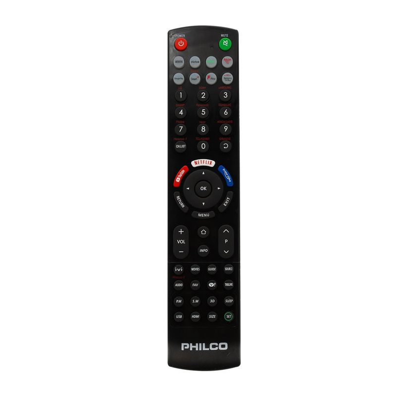 PHILCO - Control Remoto Universal Philco Para Tv FRP3001