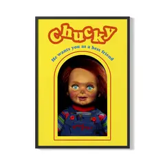 CREANGO - CUADRO POSTER CHUCKY 33X43 DISEÑO 1