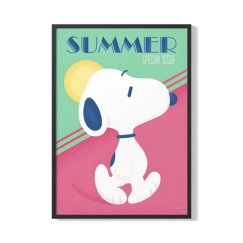 CREANGO - CUADRO POSTER SNOOPY SUMMER 33X43