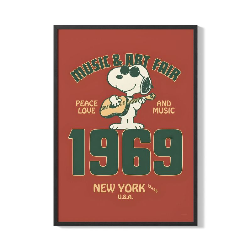 CREANGO - CUADRO POSTER SNOOPY 33X43 DISEÑO 2