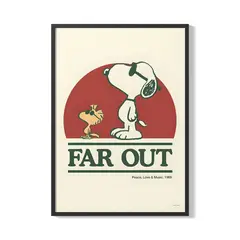 CREANGO - CUADRO POSTER SNOOPY FAR OUT 33X43