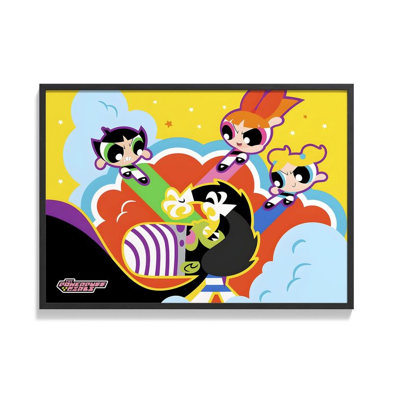 CREANGO - CUADRO POSTER LAS CHICAS SUPER PODEROSAS 33X43 DISEÑO 1